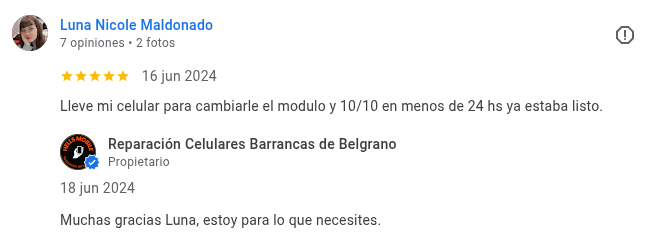 Reseña de Luna Nicole Maldonado - 5 estrellas