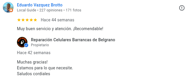 Reseña de Eduardo Vazquez Brotto - 5 estrellas