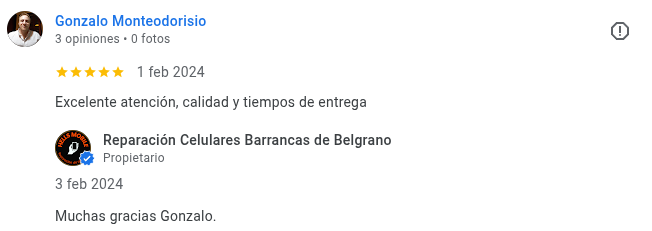 Reseña de Gonzalo Monteodorisio - 5 estrellas